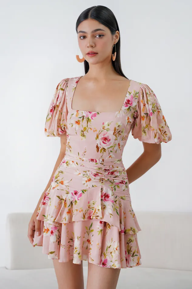 Women Dresses YUMI KIM LIZZIE DRESS Floral Dawn Blush
