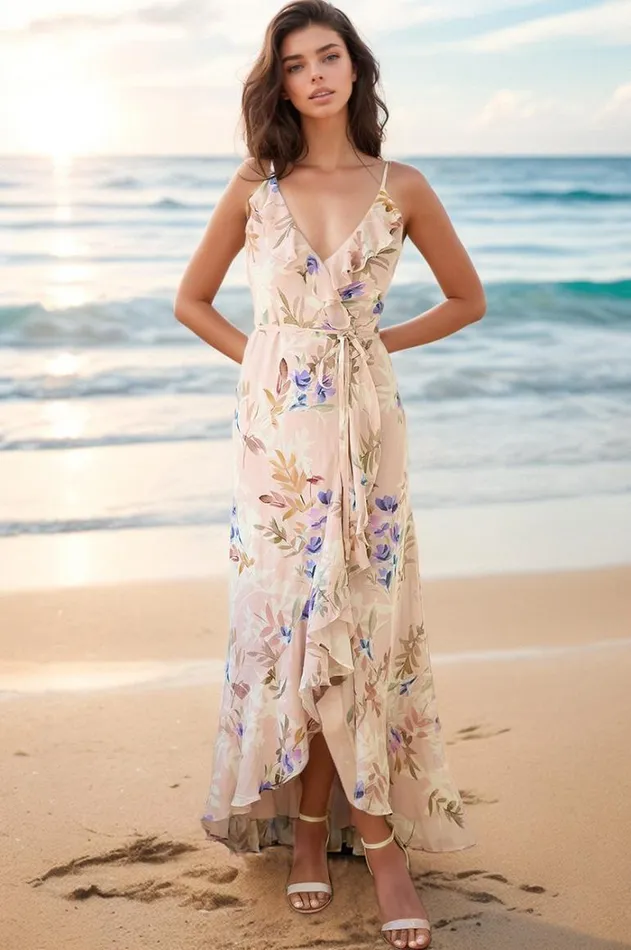 Women Dresses YUMI KIM MEADOW MAXI Sky High Sand