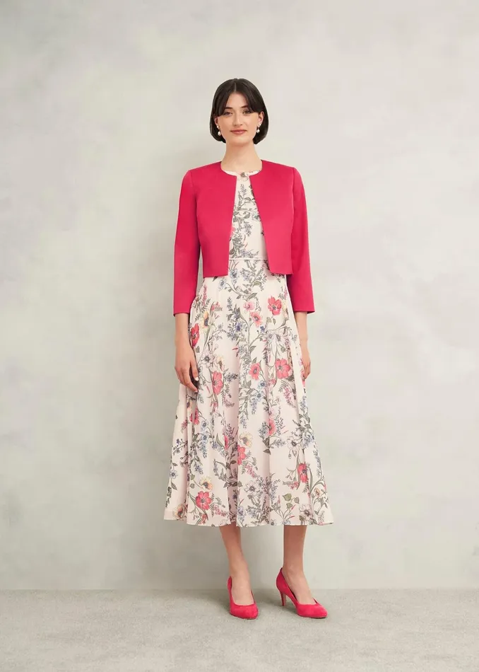 Women Elize Jacket Zinnia Pink Hobbs Coats and Jackets
