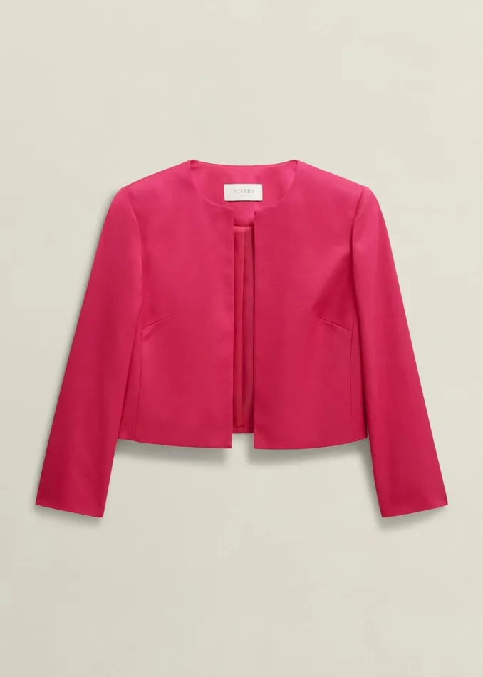 Women Elize Jacket Zinnia Pink Hobbs Coats and Jackets