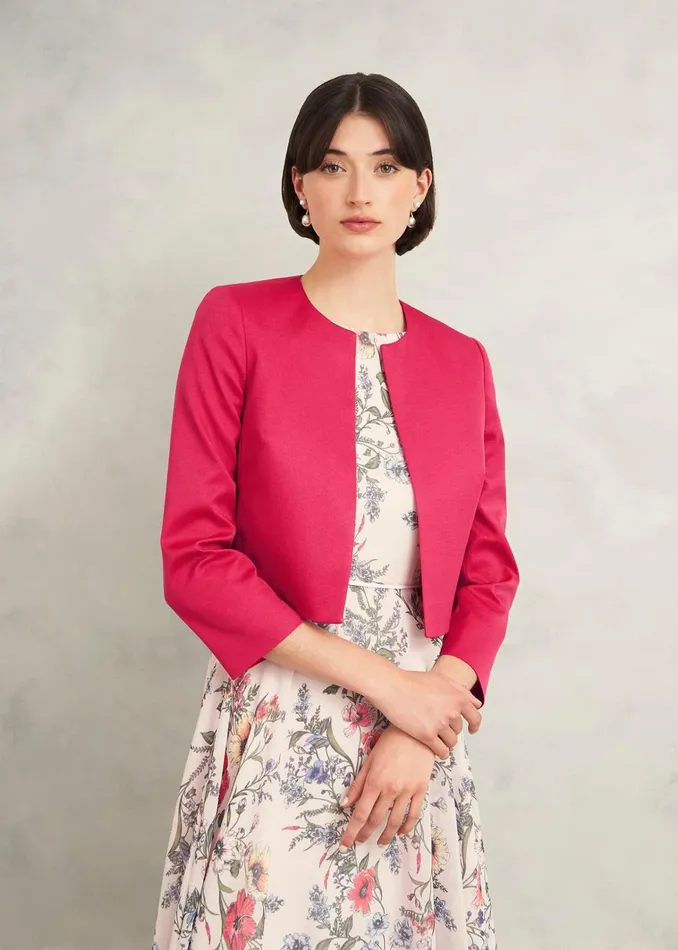 Women Elize Jacket Zinnia Pink Hobbs Coats and Jackets