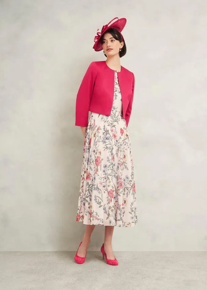 Women Elize Jacket Zinnia Pink Hobbs Coats and Jackets