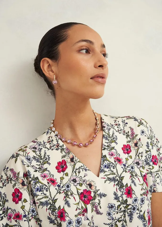 Women Emi Necklace Pink Multi Hobbs Jewellery