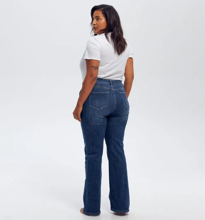 Women Eugene Flared Jeans 8211 Medium Denim Promod Jeans Women Eugene Flared Jeans 8211 Medium Denim Promod Jeans