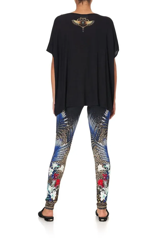 Women Extended Sizes Camilla Loose Fit Round Neck Tee Rainbow Room