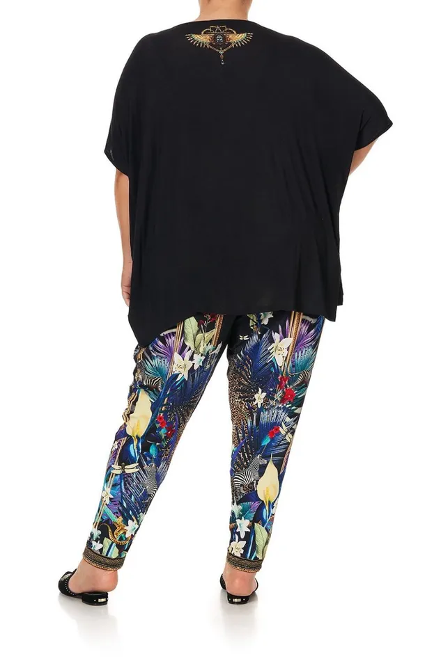 Women Extended Sizes Camilla Loose Fit Round Neck Tee Rainbow Room
