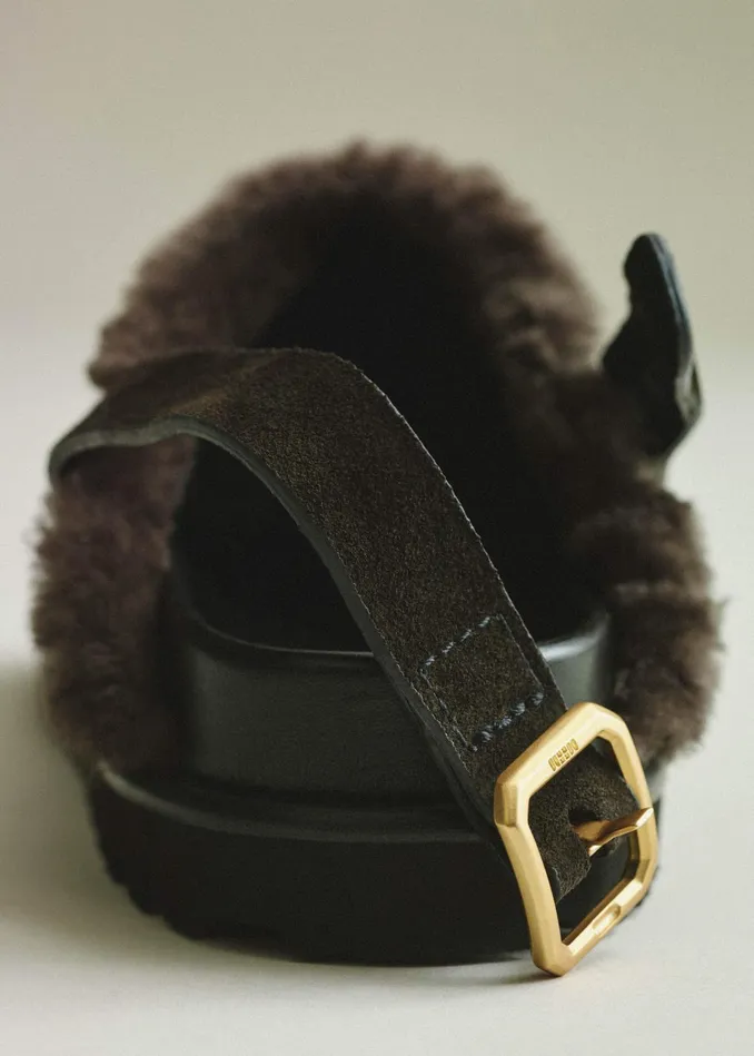 Women Flatform Winter Clog Double Espresso MEEM