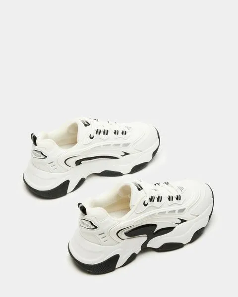 Women FLEX BLACKWHITE Black White Steve Madden Sneakers Women FLEX BLACKWHITE Black White Steve Madden Sneakers