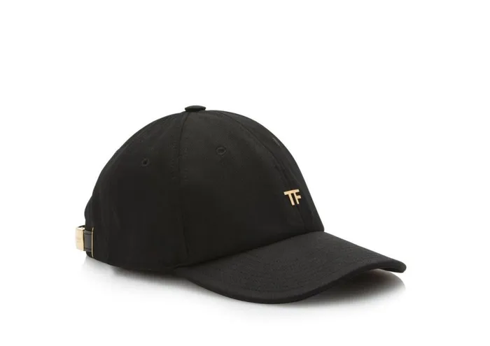 Women Hats Tom Ford Cotton Canvas Tf Baseball Cap Black