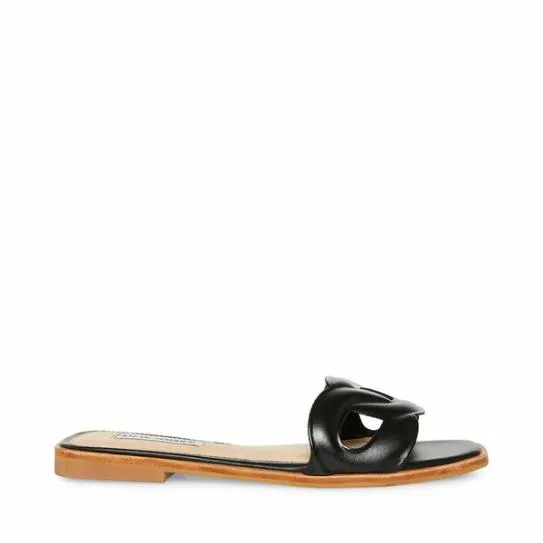 Women HELENE BLACK Black Steve Madden Sandals