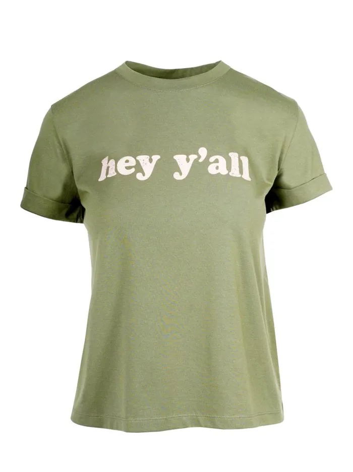Women Ike Tee In Bronze Green Jessica Simpson Tops and Tees