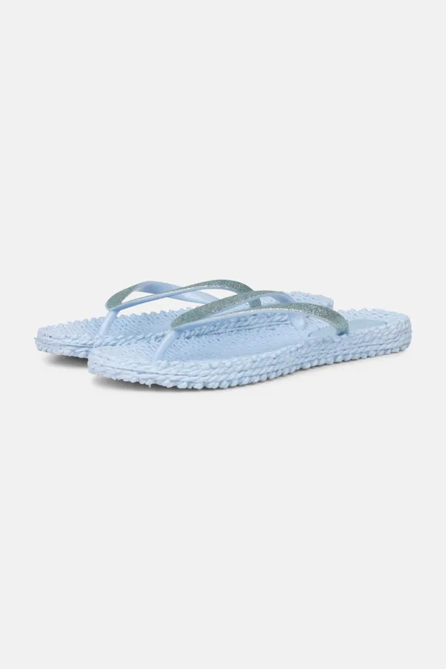 Women Ilse Jacobsen Flip Flops Flip Flop With Glitter 8211 Blue Bell