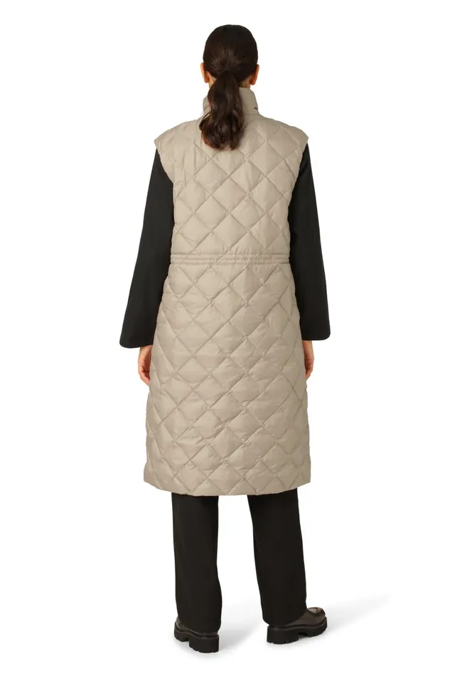 Women Ilse Jacobsen Jackets And Coats Long Down Vest 8211 Cobblestone Women Ilse Jacobsen Jackets And Coats Long Down Vest 8211 Cobblestone