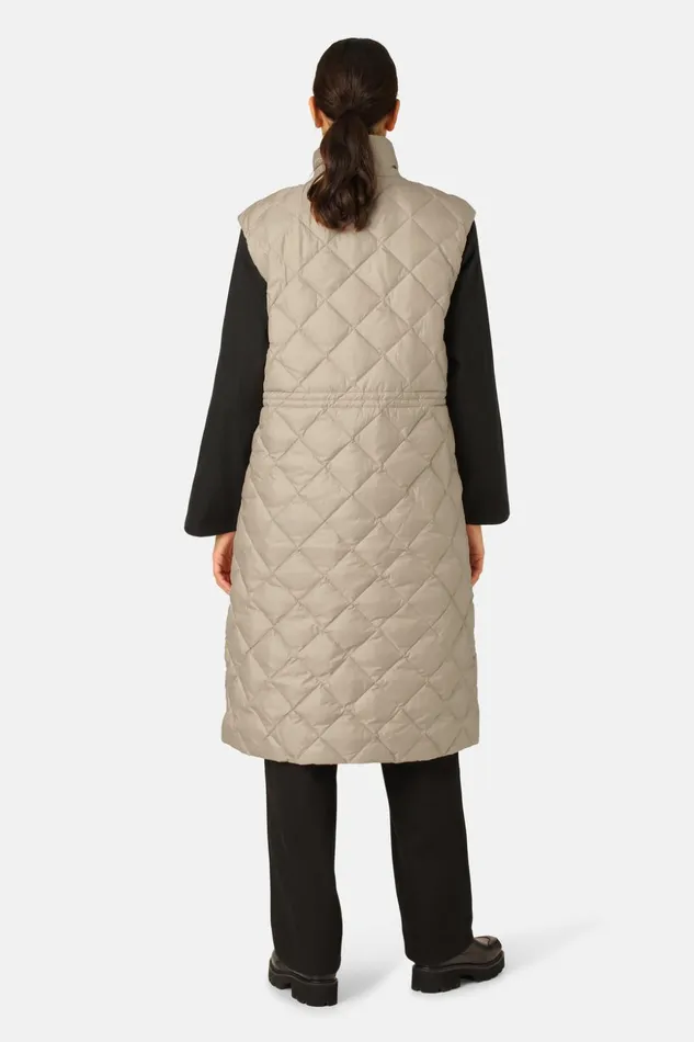 Women Ilse Jacobsen Jackets And Coats Long Down Vest 8211 Cobblestone Women Ilse Jacobsen Jackets And Coats Long Down Vest 8211 Cobblestone