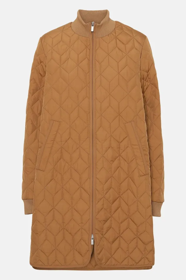 Women Ilse Jacobsen Jackets And Coats Padded Quilt Coat 8211 Cashew