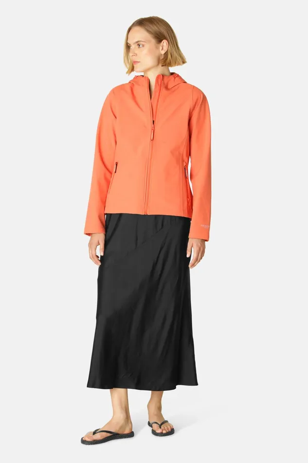 Women Ilse Jacobsen Raincoats Rain Jacket 8211 Hot Orange
