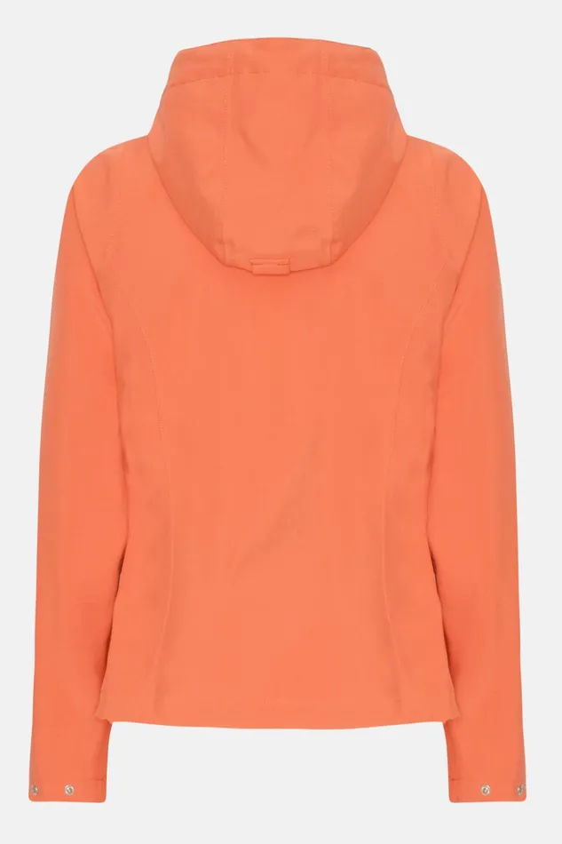 Women Ilse Jacobsen Raincoats Rain Jacket 8211 Hot Orange Women Ilse Jacobsen Raincoats Rain Jacket 8211 Hot Orange