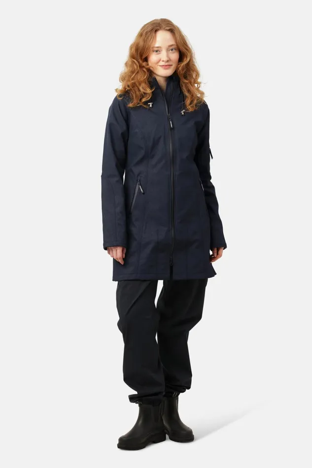 Women Ilse Jacobsen Raincoats Raincoat 8211 Dark Indigo