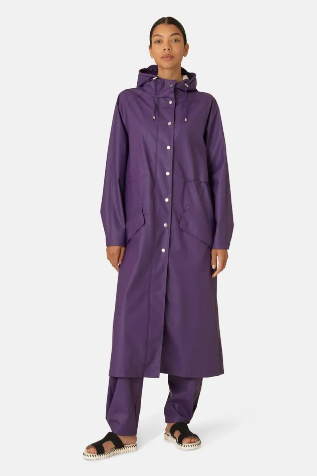Women Ilse Jacobsen Raincoats Raincoat 8211 Purple Rain