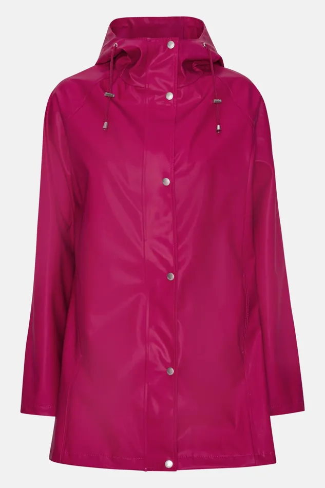 Women Ilse Jacobsen Raincoats Raincoat 8211 Sangria