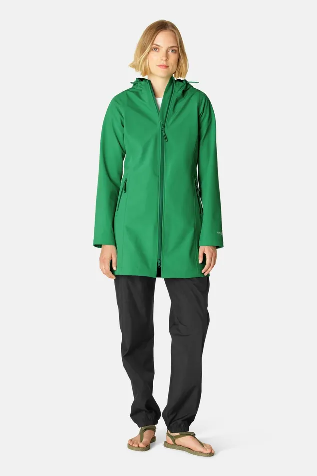 Women Ilse Jacobsen Raincoats Raincoat 8211 Sea Plant