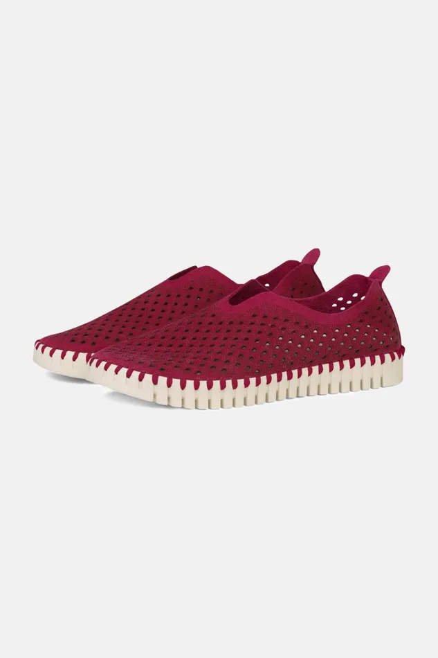 Women Ilse Jacobsen Tulip Flats Tulip SlipIn 8211 Cerise