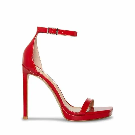 Women IRIDESSA RED PATENT Red Patent Steve Madden Heels