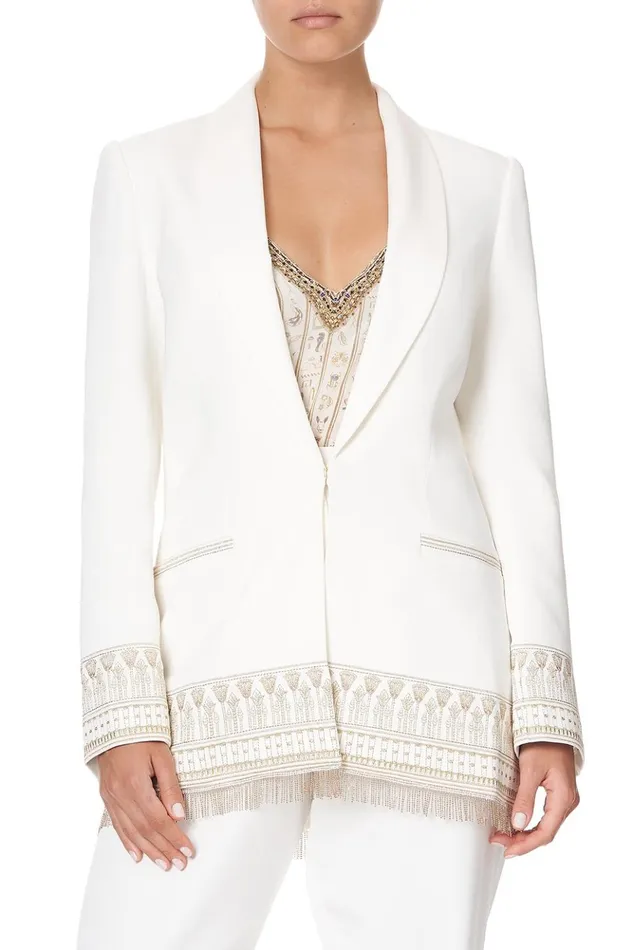 Women Jackets Camilla Tailored Mid Length Jacket The Queens Chamber