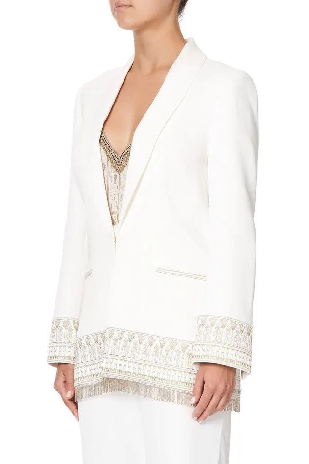 Women Jackets Camilla Tailored Mid Length Jacket The Queens Chamber