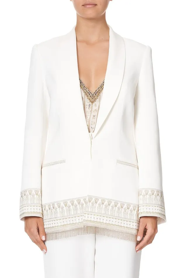 Women Jackets Camilla Tailored Mid Length Jacket The Queens Chamber