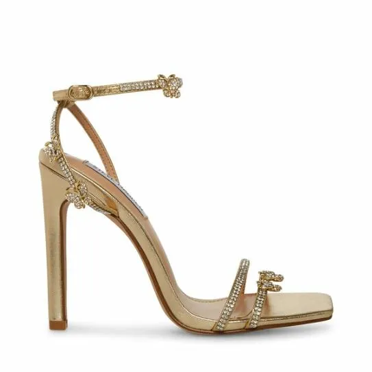 Women JADE GOLD Gold Steve Madden Heels