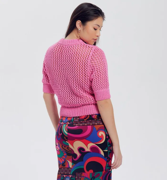 Women Jumper 8211 Pink Promod Jumpers And Cardigans Women Jumper 8211 Pink Promod Jumpers And Cardigans