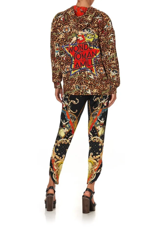 Women Knitwear Camilla Hoodie With Pockets Wonder Woman
