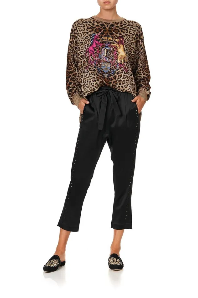 Women Knitwear Camilla Knit Printed Jumper Poetic Anarchy