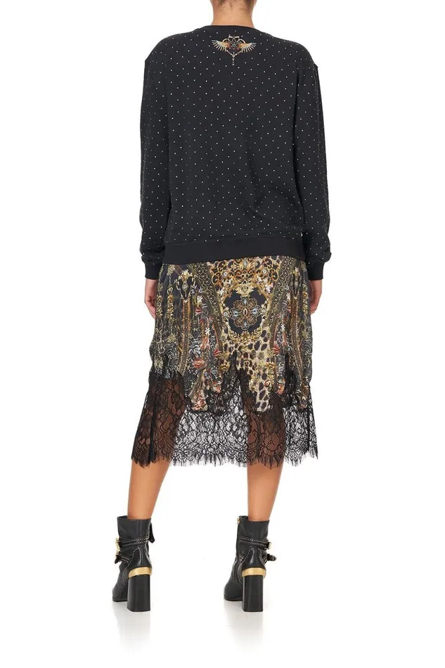 Women Knitwear Camilla Round Neck Sweater Abingdon Palace