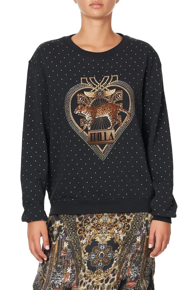 Women Knitwear Camilla Round Neck Sweater Abingdon Palace