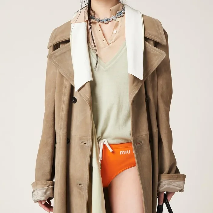 Women Knitwear Miu Miu Vneck Cashmere Sweater Agave Green Women Knitwear Miu Miu Vneck Cashmere Sweater Agave Green