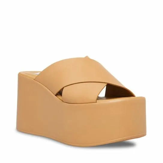 Women KODY TAN LEATHER Tan Leather Steve Madden Sandals Women KODY TAN LEATHER Tan Leather Steve Madden Sandals