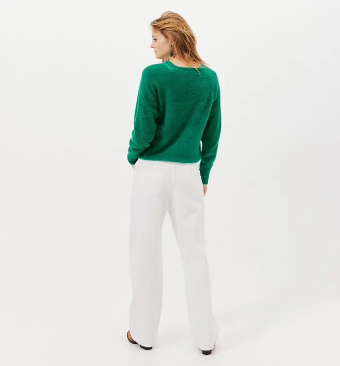 Women Lace Detail Jumper 8211 Green Promod Jumpers And Cardigans Women Lace Detail Jumper 8211 Green Promod Jumpers And Cardigans