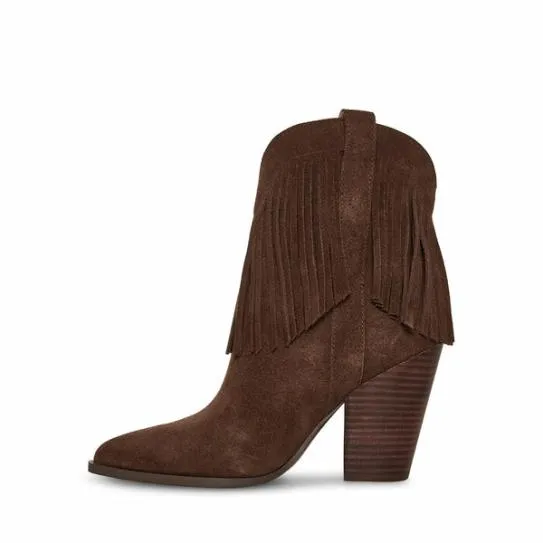 Women LAINEY BROWN SUEDE Brown Suede Steve Madden Boots and Booties Women LAINEY BROWN SUEDE Brown Suede Steve Madden Boots and Booties