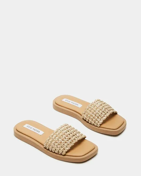 Women LAURA GOLD MULTI Gold Multi Steve Madden Sandals Women LAURA GOLD MULTI Gold Multi Steve Madden Sandals