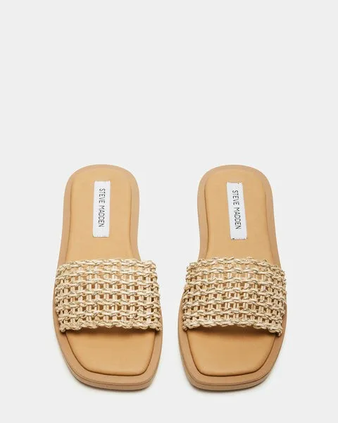 Women LAURA GOLD MULTI Gold Multi Steve Madden Sandals Women LAURA GOLD MULTI Gold Multi Steve Madden Sandals