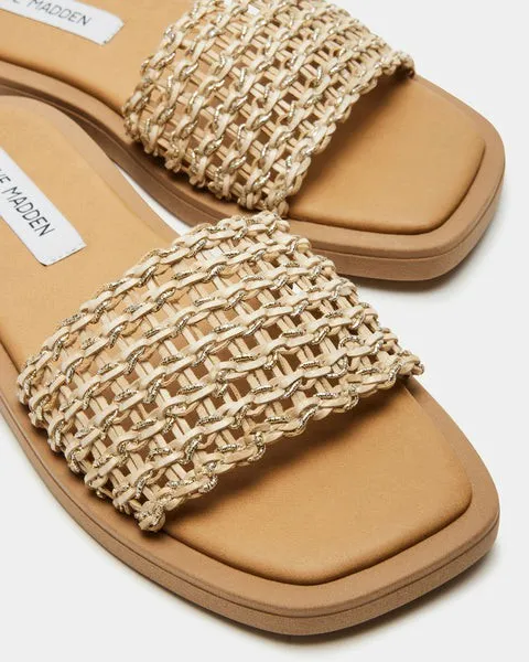 Women LAURA GOLD MULTI Gold Multi Steve Madden Sandals Women LAURA GOLD MULTI Gold Multi Steve Madden Sandals