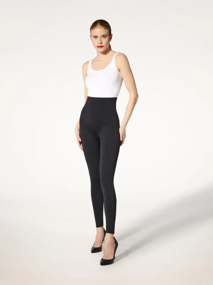 Women Leggings and Bikers Wolford The WOW Wonderful Leggings Black