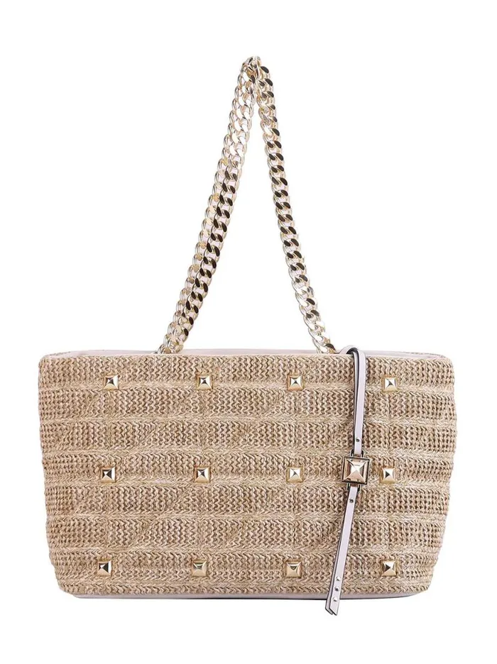 Women Lexi Tote In Straw Natural Jessica Simpson Crossbody