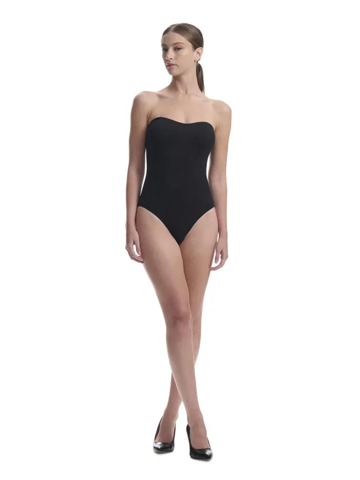 Women Lingerie Bodies Wolford Individual Seamless Bodysuit Black