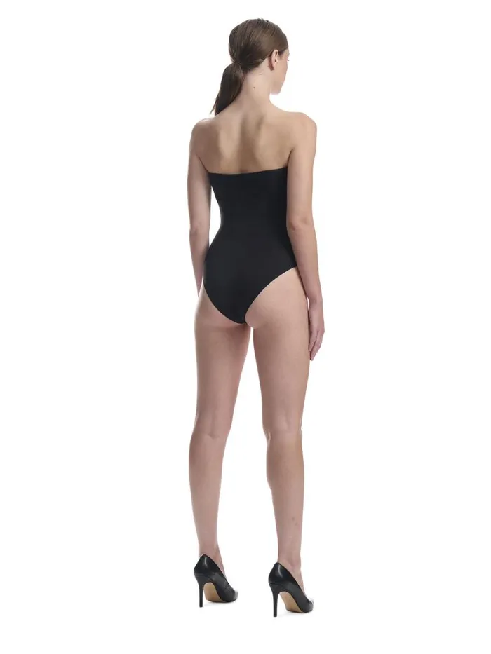 Women Lingerie Bodies Wolford Individual Seamless Bodysuit Black