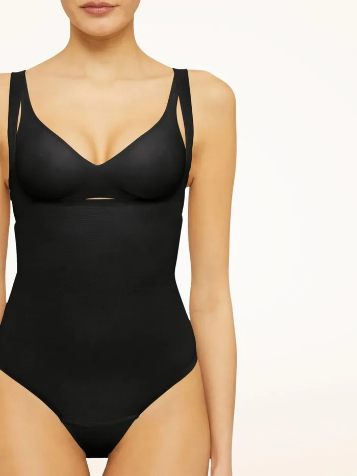 Women Lingerie Bodies Wolford Tulle Forming String Body Black Women Lingerie Bodies Wolford Tulle Forming String Body Black