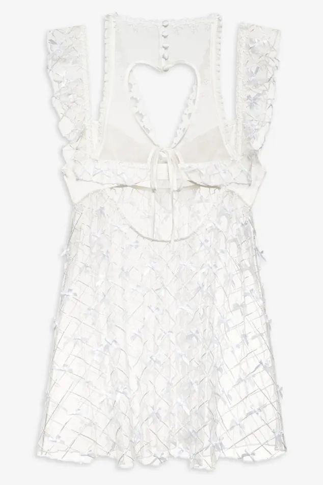 Women Lingerie For Love and Lemons Fiorella Slip Dress White Women Lingerie For Love and Lemons Fiorella Slip Dress White