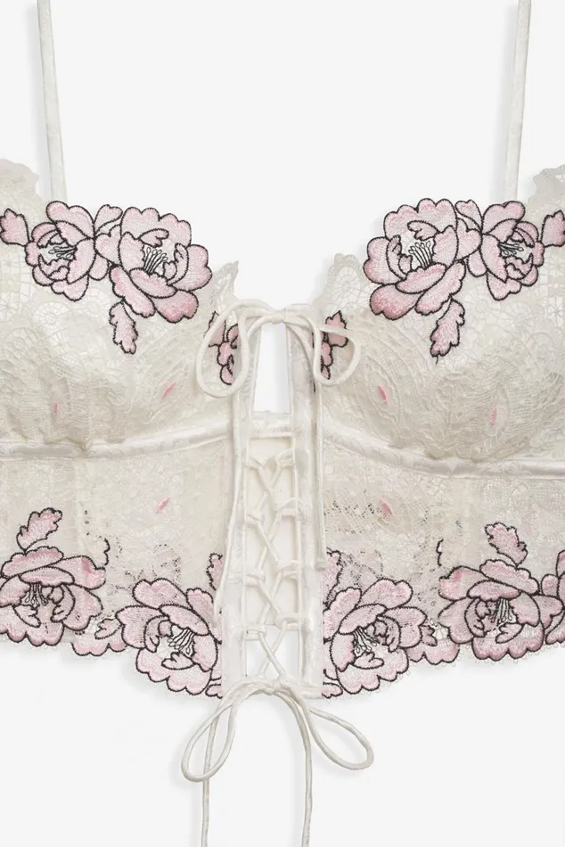 Women Lingerie For Love and Lemons Matilda Bustier White Women Lingerie For Love and Lemons Matilda Bustier White